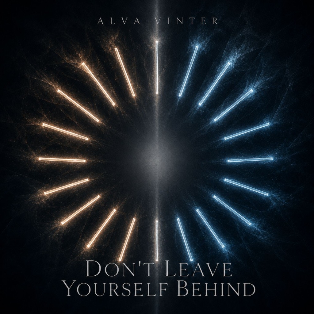 DON'T LEAVE YOURSELF BEHIND inside artwork spread.